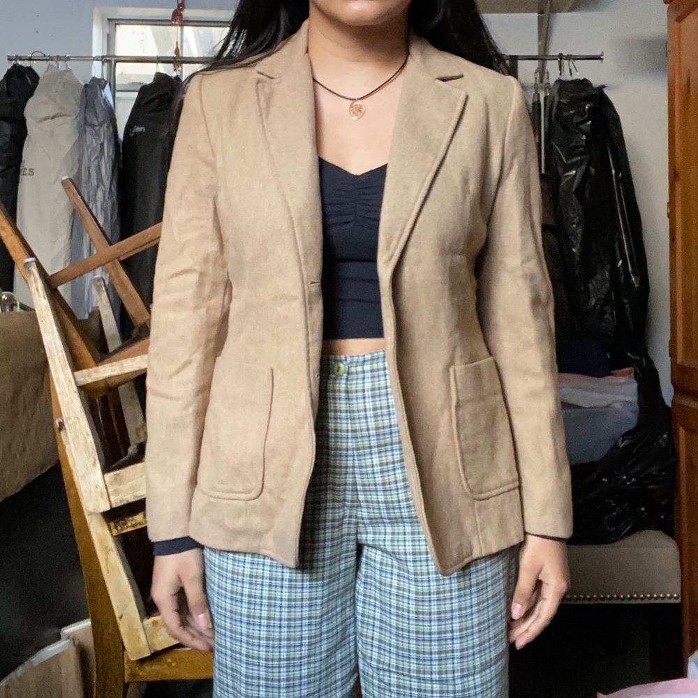 vintage tan blazer